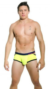 Almost Naked Quirk Boxer Neon Yellow - L Jocks and G-Strings